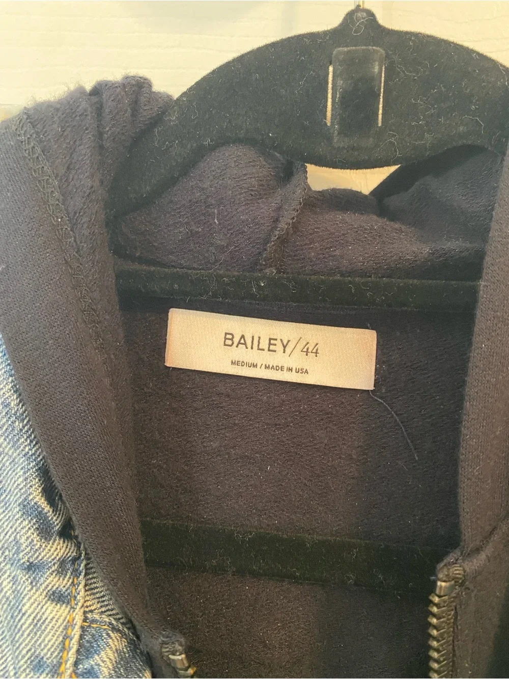 Bailey 44 Women's Two-Tone Denim & Black Jacket - Picture 5 of 6